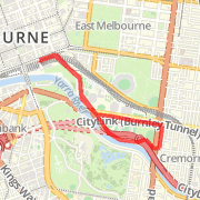 Flinders st to Swan St