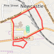 A  route mapped on Wed May 15 2013