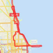 HGI Chicago Run 8.35 around Navy Pier along lake and throught Lincoln Park
