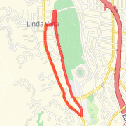 Rose Bowl 3-miler down one side only