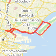 A 10.17 mi Run / Jog mapped on Thu May 16 2013