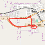 A  route mapped on Thu May 16 2013