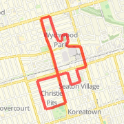 6.24 km Seaton Village start/finish