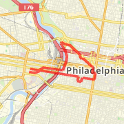 5 mile center city loop from gym