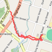 0.70 mi walk on 05-17-2013