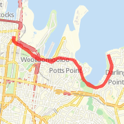 City lunchtime to Rushcutters Bay