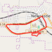 A  route mapped on Fri May 17 2013