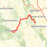 montefollonico to montalcino