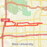 Fairview, Reba, Ella Lee, Willowick, Westheimer, Highland Village, West Loop, San Felipe, Piping Roc