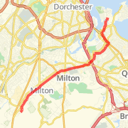 Quincy - Milton 15 miles