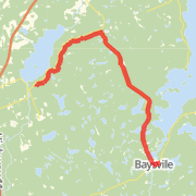 Muskoka - 50k coffee ride from Clyffe House to Baysville