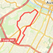 6.5 mile down to zilker and back