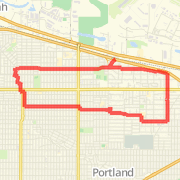 Portland Route from Roberts House