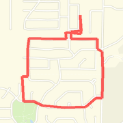 to park corner and trail