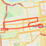 A 9.5 mi Run / Jog mapped on Mon May 20 2013