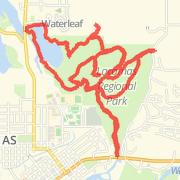 7.56mi trail run on 5/21/13