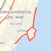 oropesa 25 julio10 Run route image