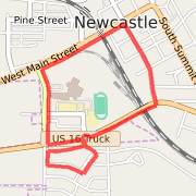 A  route mapped on Tue May 21 2013
