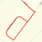 A 1.19 mi Run / Jog mapped on Tue May 21 2013
