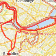 half marathon loop Run route image