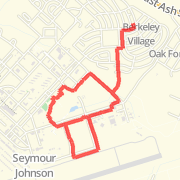 A 4.04 mi Run / Jog mapped on Wed May 22 2013