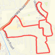 A 2.93 mi Run / Jog mapped on Wed May 22 2013