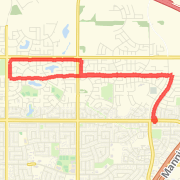10.92 km run on 5/22/2013