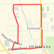 2.1 Mile Run up the hill 
