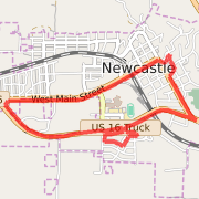 A  route mapped on Thu May 23 2013