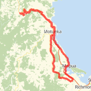 Upper Takaka to Redwoods Rd via Costal Highway and return via Inland Highway