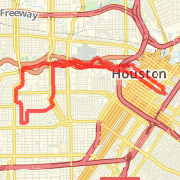 Brun, Shepherd, Memorial Buffalo Bayou, Walker, Discovery Green, Lamar, Allen Buffalo Bayou, Waugh, 