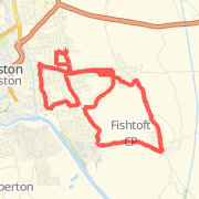 A 7.79 mi Bike Ride mapped on Fri May 24 2013