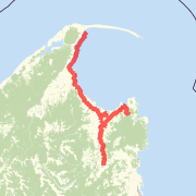 Upper Takaka to Wainui and Puponga and return