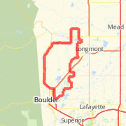 Pearl PnR to Niwot via Hygiene, Woodland, Airport