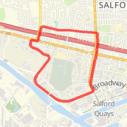 2.5 miles - Loop round Eccles New Road.