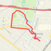 one loop through city park