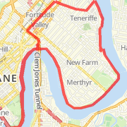 run through teneriffe and new farm