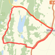 19.55km road cycling on 2013-05-27