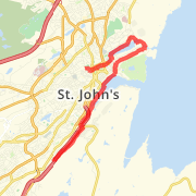 1/2 marathon route +  1.5km