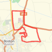 A 7.17 mi Bike Ride mapped on Tue May 28 2013