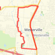 Westerville Rec Center 8 Mile Loop