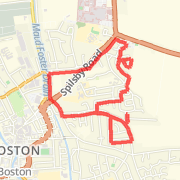 A 3.27 mi Run / Jog mapped on Wed May 29 2013