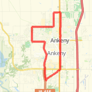 Ankeny 13.1mi Route