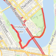 3.8km unfinished botanic gardens Brisbane