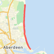 Aberdeen Beach, Stones to Footdee and back