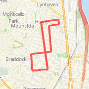 3 Miles - includes 1.7mi loop for Adam