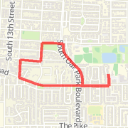 A  route mapped on Sun Jun 02 2013