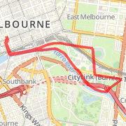 Punt Road and back via The G
