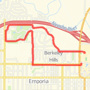 4.3 mile run