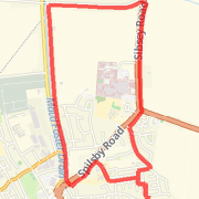 A 4.09 mi Run / Jog mapped on Wed Jun 05 2013